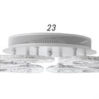 Люстра с ПДУ 1547/6WT LED 96Вт 3000-6000К диммер белый 48х48х7 см BayerLux - фото 30897578