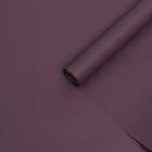 Пленка для цветов тонированная, матовая, серый пурпур, 0,5 х 10 м, 70 мкм - фото 9374765