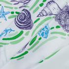 Штора для ванной «Ракушки», 180×180 см, белая - Фото 3