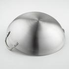 Сковорода-Wok из нержавеющей стали Chief, 7 л, d=38 см - Фото 3