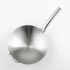 Сковорода-Wok Chief, d=28 см, нержавеющая сталь, с ручкой - Фото 2