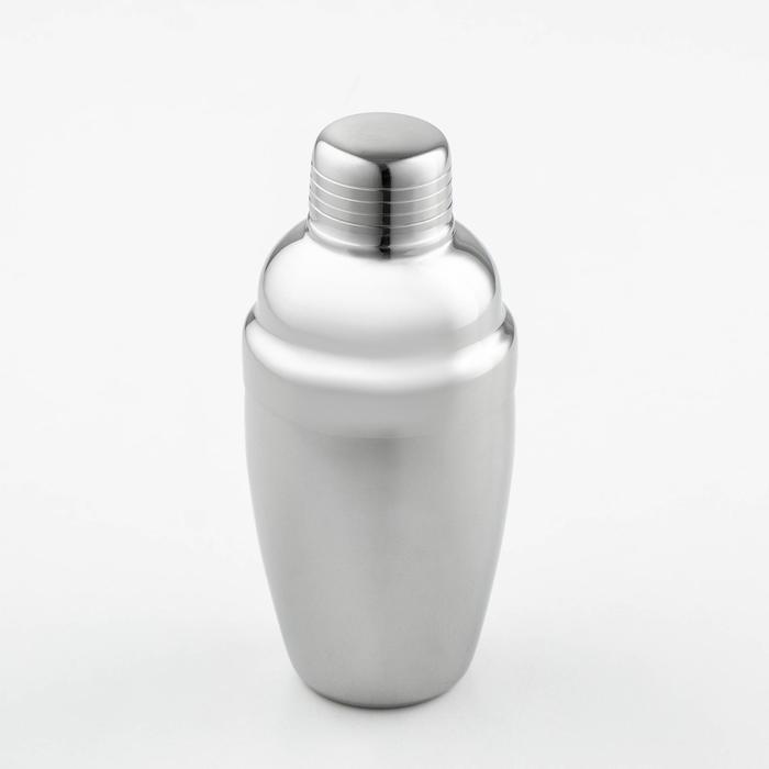 Шейкер, 350 мл, 18×7.5 см, нержавеющая сталь, серебристый - Фото 1