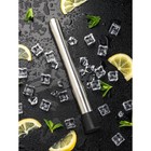Мадлер - толкушка Доляна, 25 см, цвет серебряный - фото 9374835