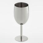 Бокал для вина, 300 мл, 17×7 см, нержавеющая сталь, серебристый - Фото 2