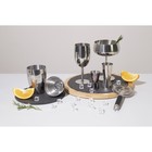 Бокал для вина, 300 мл, 17×7 см, нержавеющая сталь, серебристый - Фото 3