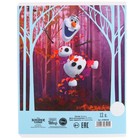 Тетрадь в линейку 12 листов, 5 видов МИКС, обложка мелованный картон, «Холодное сердце» - Фото 3