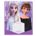 Тетрадь в линейку 12 листов, 5 видов МИКС, обложка мелованный картон, «Холодное сердце» - Фото 6