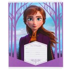 Тетрадь в линейку 12 листов, 5 видов МИКС, обложка мелованный картон, «Холодное сердце» - Фото 8