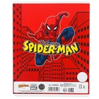 Тетрадь в линейку 12 листов, 5 видов МИКС, обложка мелованный картон, «Человек-паук» - Фото 4