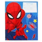 Тетрадь в линейку 12 листов, 5 видов МИКС, обложка мелованный картон, «Человек-паук» - Фото 5