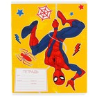 Тетрадь в линейку 12 листов, 5 видов МИКС, обложка мелованный картон, «Человек-паук» - Фото 10