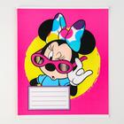 Тетрадь в линейку 12 листов, 5 видов МИКС, обложка мелованная бумага, «Минни Маус» - Фото 5