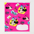 Тетрадь в линейку 12 листов, 5 видов МИКС, обложка мелованная бумага, «Минни Маус» - Фото 6