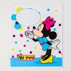 Тетрадь в линейку 12 листов, 5 видов МИКС, обложка мелованная бумага, «Минни Маус» - Фото 8