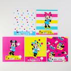 Тетрадь в линейку 12 листов, 5 видов МИКС, обложка мелованная бумага, «Минни Маус» - Фото 9