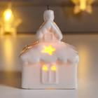 Фигурка-подвеска светящаяся «Дом», ёлочная игрушка, 5.5×4.5×8 см - фото 48701218