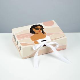 Коробка складная подарочная «GIRL», 16.5 × 12.5 × 5 см