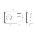 Замок накладной «АЛЛЮР» ЗН1-2-3 - Фото 5