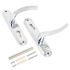 Комплект ручек «АЛЛЮР» 132-1 85 мм CP, цвет хром - Фото 1