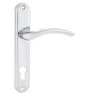 Комплект ручек «АЛЛЮР» 132-1 85 мм CP, цвет хром - Фото 2