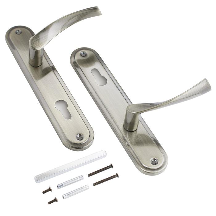 Комплект ручек «АЛЛЮР» 103-1 85 мм AB, старая бронза - Фото 1