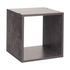 Стеллаж №1 DICE CUBE 1 секция, 360х360х320, Цемент - Фото 1