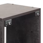 Стеллаж №1 DICE CUBE 1 секция, 360х360х320, Цемент - Фото 6