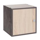 Стеллаж №1 DICE CUBE 1 секция, 360х360х320, Цемент - Фото 7