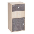 Стеллаж №3 DICE CUBE 2 секции, 360х320х705, Дуб сонома - Фото 8