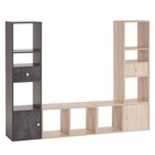 Стеллаж №4 DICE CUBE 4 секции, 360х320х1395, Цемент - Фото 10