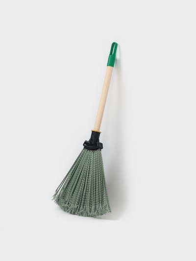 Веник полипропиленовый с черенком высшего сорта, 33 см, с наконечником