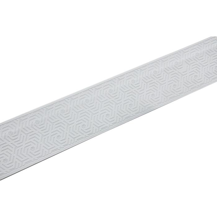 Декоративная планка «Арабеска», длина 450 см, ширина 7 см, цвет белый лак - Фото 1