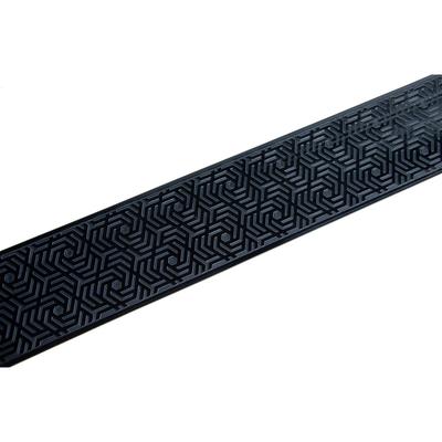 Декоративная планка «Арабеска», длина 200 см, ширина 7 см, цвет чёрный лак