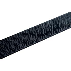 Декоративная планка «Арабеска», длина 350 см, ширина 7 см, цвет чёрный лак
