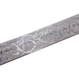 Декоративная планка «Вензель», длина 200 см, ширина 7 см, цвет серебро/светло-серый