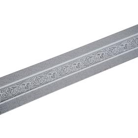 Декоративная планка «Грация», длина 250 см, ширина 7 см, цвет серебро/элегант