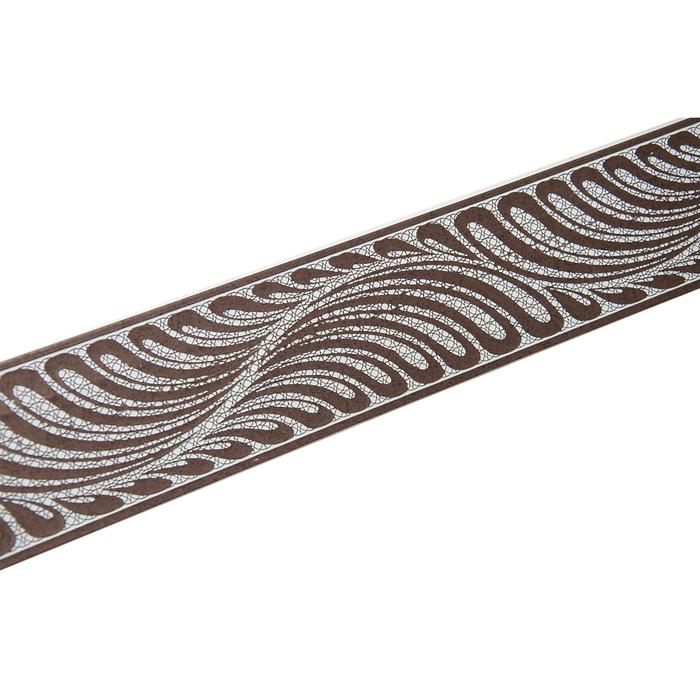 Декоративная планка «Жар-Птица», длина 400 см, ширина 7 см, цвет кофе