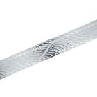 Декоративная планка «Жар-Птица», длина 400 см, ширина 7 см, цвет серебро/белый - Фото 1