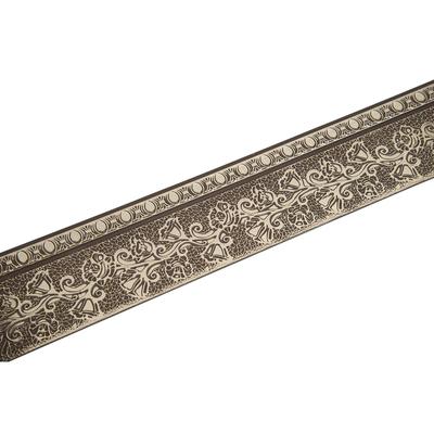 Декоративная планка «Кружево», длина 200 см, ширина 7 см, цвет золото/шоколад