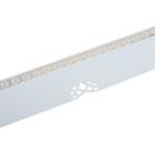 Декоративная планка «Моцарт», длина 300 см, ширина 7 см, цвет золото/белый - Фото 1