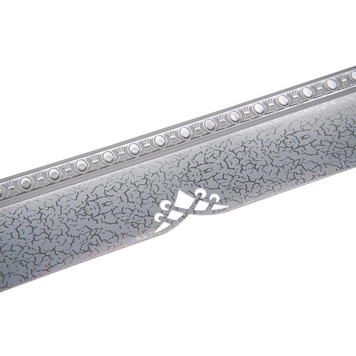 Декоративная планка «Моцарт», длина 350 см, ширина 7 см, цвет серебро, элегант