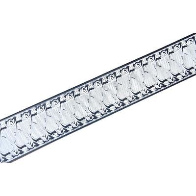 Декоративная планка «Прованс», длина 200 см, ширина 7 см, цвет белый с чёрным