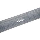 Декоративная планка «Ромб», длина 450 см, ширина 7 см, цвет серебро/элегант  (артикул 7377553)  большой выбор товаров оптом и в розницу по низким ценам с доставкой