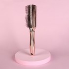 Расчёска массажная, 5 × 23 см, цвет розовое золото - фото 24360374