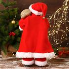 Дед Мороз "В красном костюмчике с орнаментом, с посохом" двигается, 50 см - Фото 3
