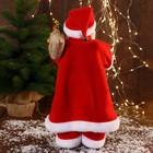 Дед Мороз "В красном костюмчике с орнаментом, с посохом" двигается, 50 см - Фото 7