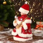 Снегурочка под ёлку «Зимнее волшебство. В красной шубке с сердечком» двигается, 30 см - Фото 2