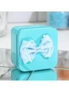 Мыльные розы, бирюзовые и синие, набор 4 шт., в коробке - Фото 4