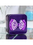 Мыльные розы, фиолетовые и белые, набор 4 шт., в коробке - Фото 4