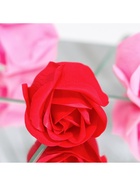 Мыльные розы, розовые и красные, набор 4 шт., в коробке - Фото 9